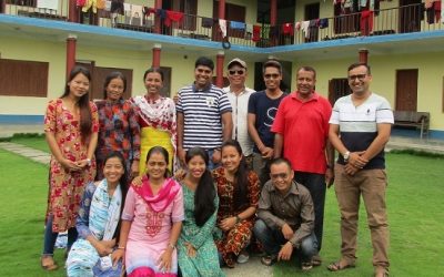 Gracias al personal en Nepal