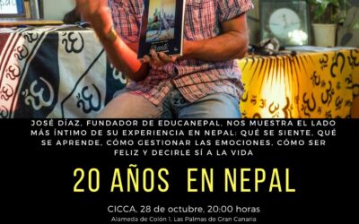 Acto 20 años en Nepal de José Díaz e información sobre retiros